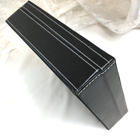 Wine Bottle Opener Gift Box 6 Pc Leather Case Set NWOT - Picture 3 of 6